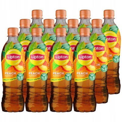 5900497046626  Lipton Ice Tea Peach Napój niegazowany 500 ml x 12 sztuk ZESTAWY
