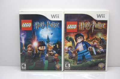 LEGO Harry Potter Years 1-4 & 5-7 Nintendo Wii CIB Tested Bundle