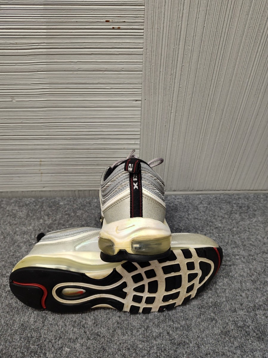 Nike Air Max 97 Men Athletic Sneaker 13 Metallic Silver Lace Up Low Top Training — product photo 10 of 16