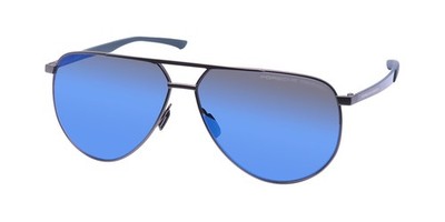 NEW PORSCHE DESIGN P8962 SUNGLASSES C METAL & PLASTIC ITALY 64-12-145 FULL-RIM
