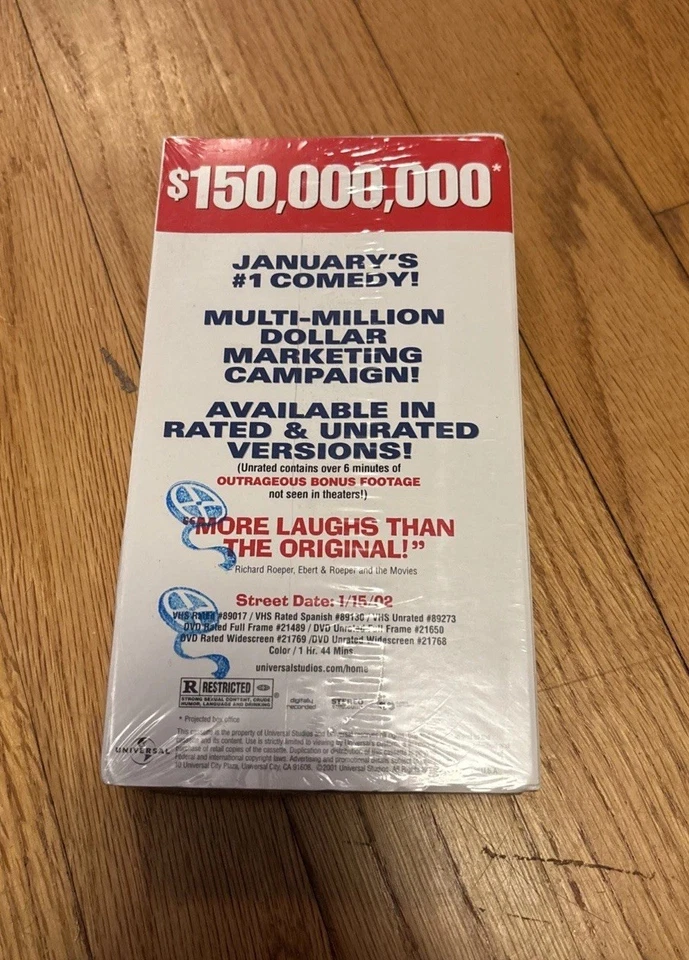 American Pie 2 VHS Promotional Screener Cassette SEALED ULTRA RARE Watermarked - Image 2 of 4