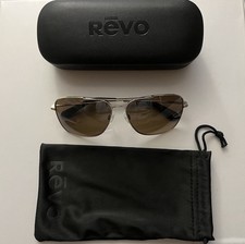 NEW Revo HARBOR Shiny Gold Aviator POLARIZED Bronze Lens Sunglass 1082 04 BR