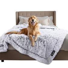 Luciphia Large Waterproof Dog Blanket for Pet Washable Liquid Proof Bed Intim...