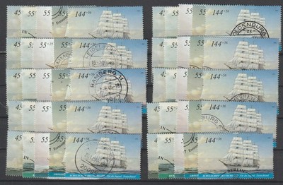 BRD 2464-2468 JUGEND LOT 10x GESTEMPELT  110,00 nur 4,50 EURO siehe SCAN