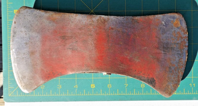 Used Double Bit Felling Axe Fireman Red 3.8 pounds