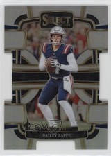 2023 Panini Select Concourse Silver Prizm Die-Cut Bailey Zappe #67 1o8k