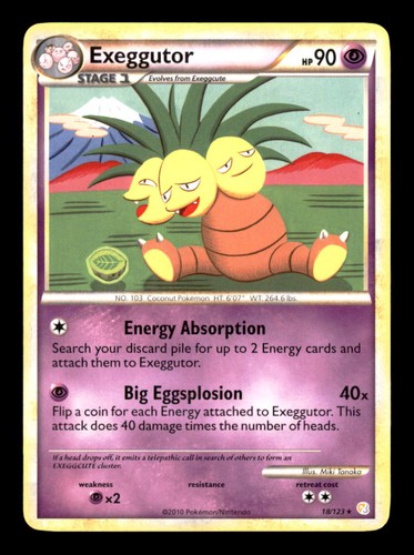 EXEGGUTOR 18/123 POKEMON HEARTGOLD & SOULSILVER LP