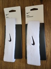 Nike Swoosh Headband White Machine Washable A...