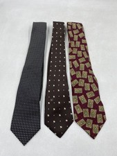 Valentino Wielokolorowe Wzór Jedwabne Krawaty