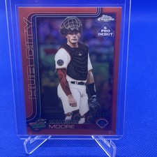 2025 Topps Pro Debut Orange Foil Malcolm Moore PD-199 /25