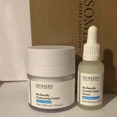 ISOMERS Re-Densify Firming Set Contouring Cream 50ml + Growth Factor Serum 30ml