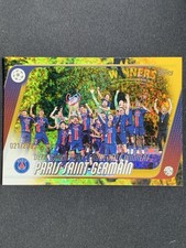 Paris Saint-Germain 2025-26 Topps UCC Title Winners Yellow Inferno Holo /299