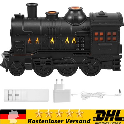 300ml Mini Train Shape Essential Oil Diffuser with Light Diffuser Humidifier