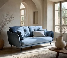 Siena Blue Sofa Rrp £884