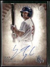 Sean Coyle 2015 Bowman Inception #PA-SC Auto Autograph Boston Red Sox