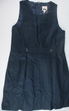LANDS END Classic Navy School Uniform Jumper Dress Girls 12  NEW  40