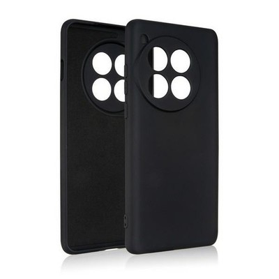 Beline OnePlus 12 5G Silikonhülle, schwarz/schwarz
