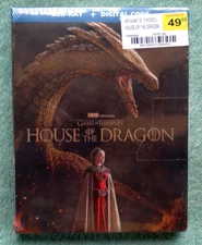 GAME OF THRONES HOUSE OF THE DRAGON FIRST SEASON BRAND NEW SEALED DVD BLU-RAY
