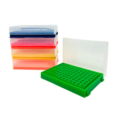 Extragene 96 Well PCR Tube Rack with Lid ( 0.2ml ) Pk x 5 ea