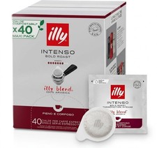 Caffè ILLY Miscela INTENSO Box da 40 Cialde Filtrocarta Monodose ESE 44