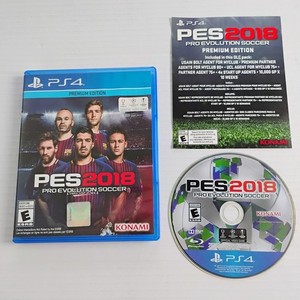 Pes 2018 Pro Evolution Soccer Konami - Jeu De PS4 Edition Espagne Pal