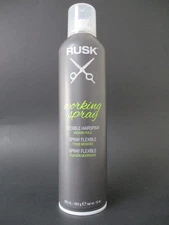 Rusk Working Spray Flexible Medium Hold Hairspray 10 oz
