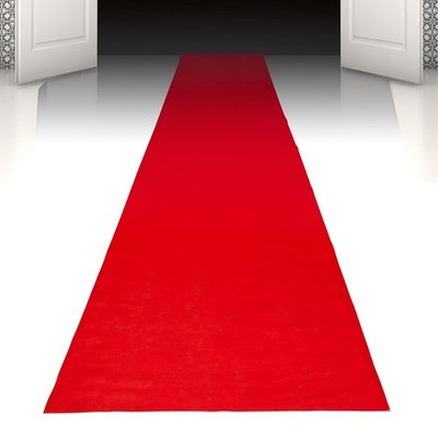 roter Teppich VIPLäufer 450 x 60 cm für glamouröse Anlässe Gala Hochzeit Empfang