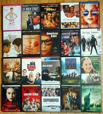 DVD Dramas, Thrillers, Mysteries, Romances - Pick and Choose your Favorites!