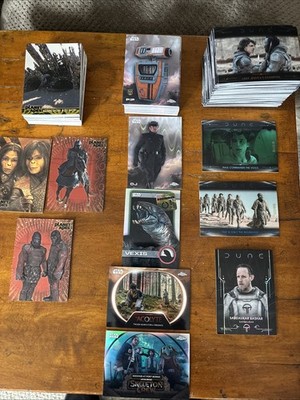 lot of planet of the apes, Star Wars And Dune Cards some chase cards