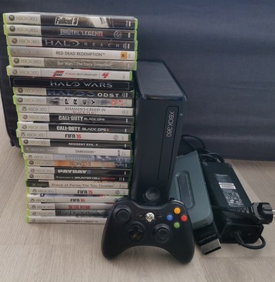 Xbox 360 S mit 25 Spielen Videospiele Konsole