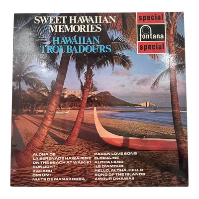 Hawaiian Troubadours - Sweet Hawaiian Memories LP Fontana Special