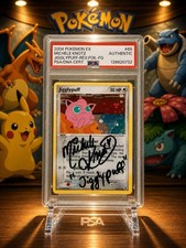 2004 Pokemon Jigglypuff Rev Holo  65/112 FireRed & LeafGreen PSA Authentic Auto on eBay