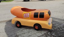 Vintage Kids Oscar Meyer Wienermobile Pedal Car Orange Wiener Hotdog Rare