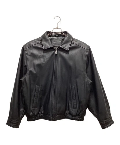 Croft & Barrow Leather Drizzler Jacket Men's Size M Black - product listing photo