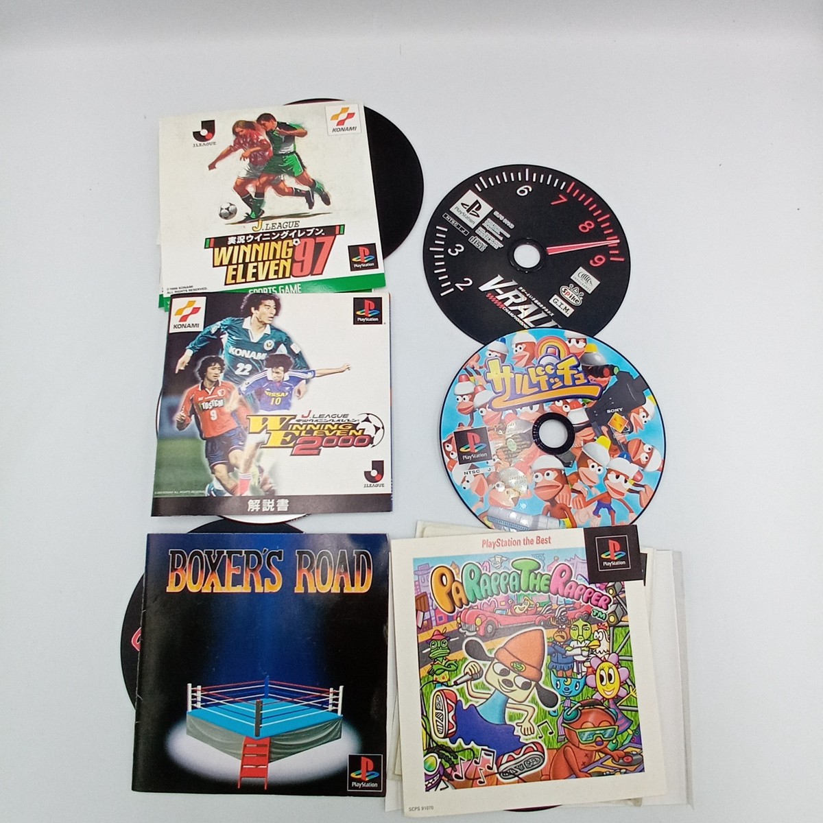 Sony PS1 PlayStation 1 Console SCPH-7000 Boxed With Manual 6 Games