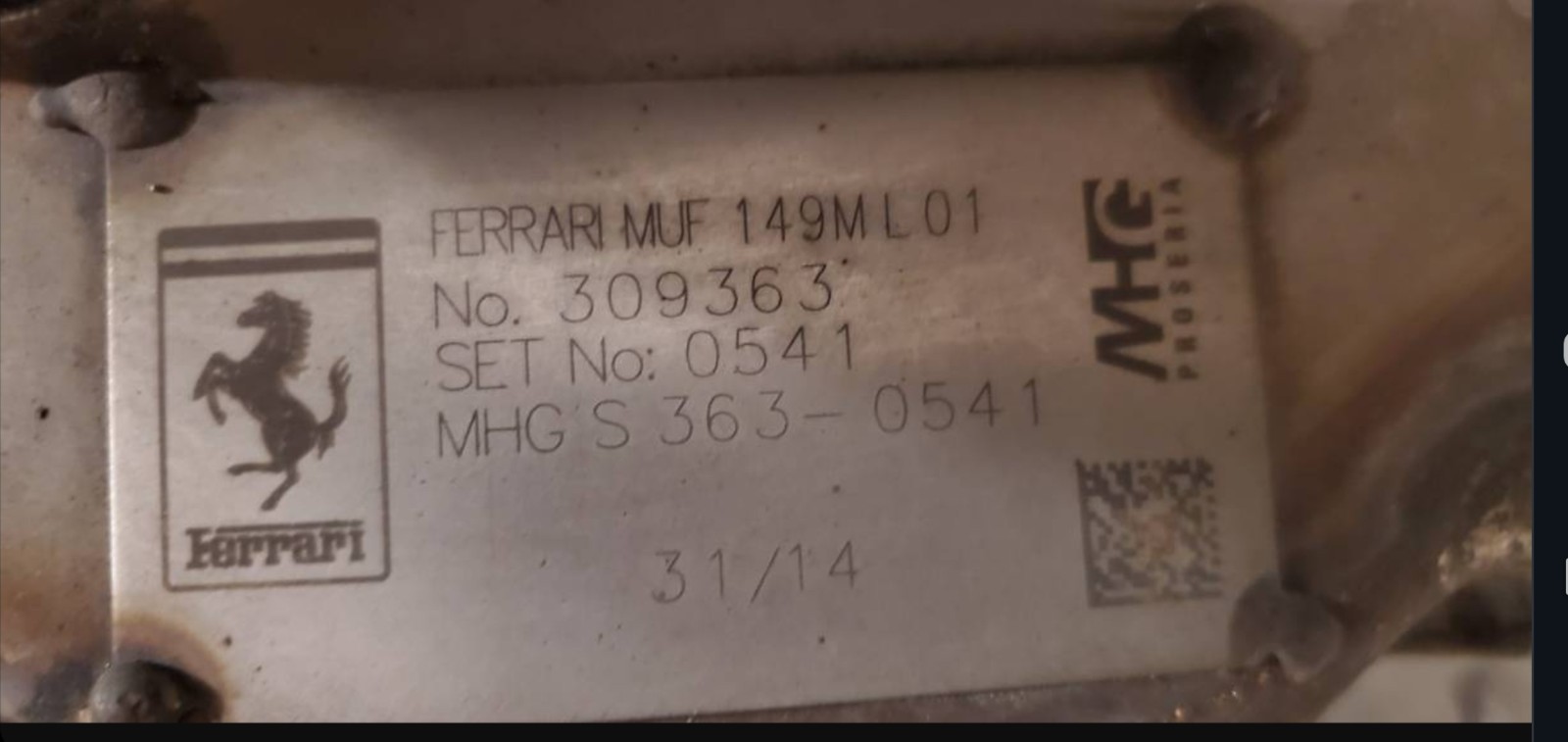 FREE SHIPPING-Ferrari California OEM exhaust kit