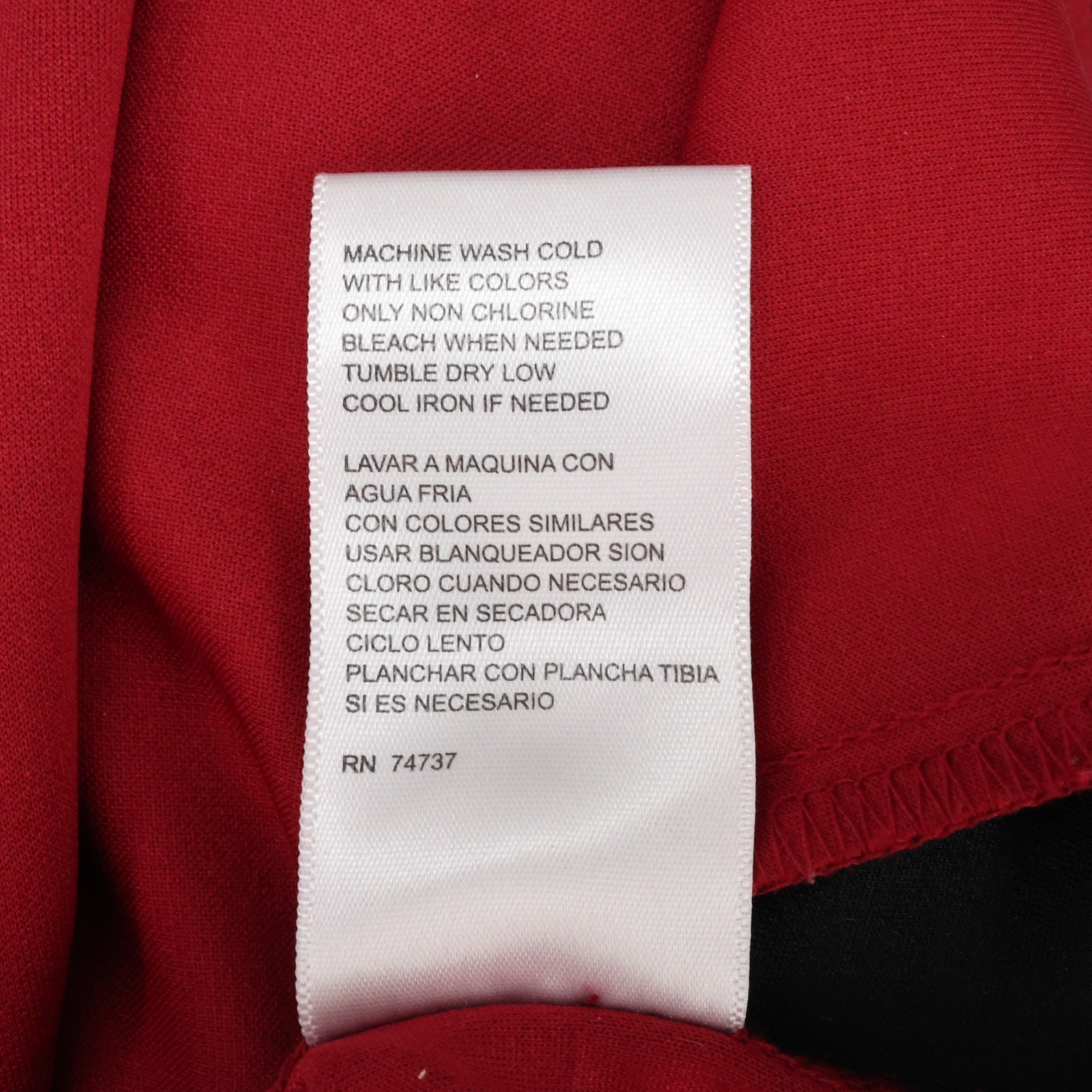 Shelby & Palmer Dress Womens 6 Red Black Trim Zip Sheath Stretch Knit Career