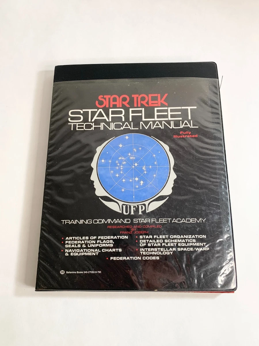 star trek technical manual products for sale | eBay