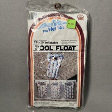 Vintage 1983 The Wet Set Inflatable Pool Float 29" x 20" 59160 NOS READ Descrip