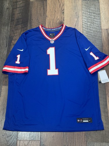 New Nike Malik Nabers New York Giants Vapor FUSE Jersey Sz 2XL $175 RARE - Picture 11 of 11