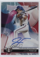 2020 Bowman's Best of 2020 Refractor Justin Foscue #B20-JF Auto 1id3