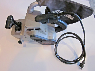 TESTED PORTER CABLE WHISPER SERIES 4''X24'' BELT SANDER MODEL 362 W/ DUST BAG