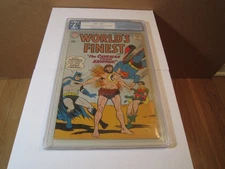 World's Finest Comics #102 PGX VF- (7.5) C-OW 1959 Superman Batman
