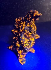 4.5" 321g  Awesome UV Reactive Yooperlite Godzilla Crystal Stone Carving Statue