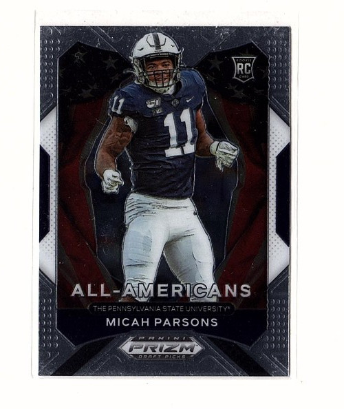 Micah Parsons RC 2021 Prizm Draft Picks All-Americans #188