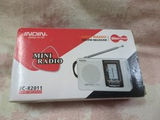 INDIN FM/AM Mini Radio Receiver Music Player Battery Operated Pocket BC-R21.