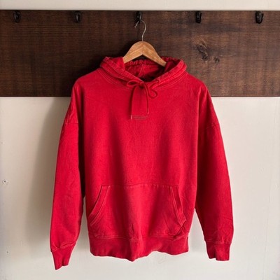 Good for Nothing - Men's Red Hoodie - Oversized Cotton - Drop Shoulder - (SM)