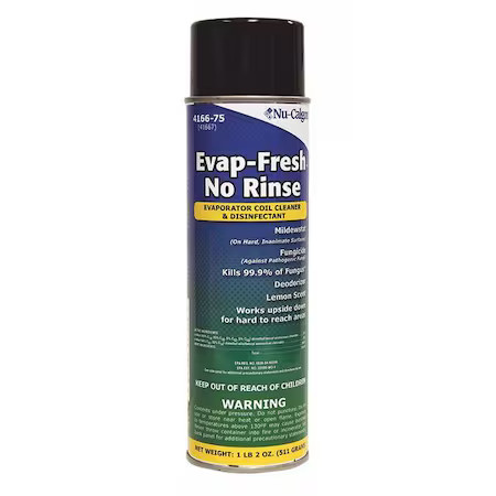 Nu-Calgon 4166-75 Evap-Fresh No Rinse Evaporator Coil Cleaner & Disinfectant,