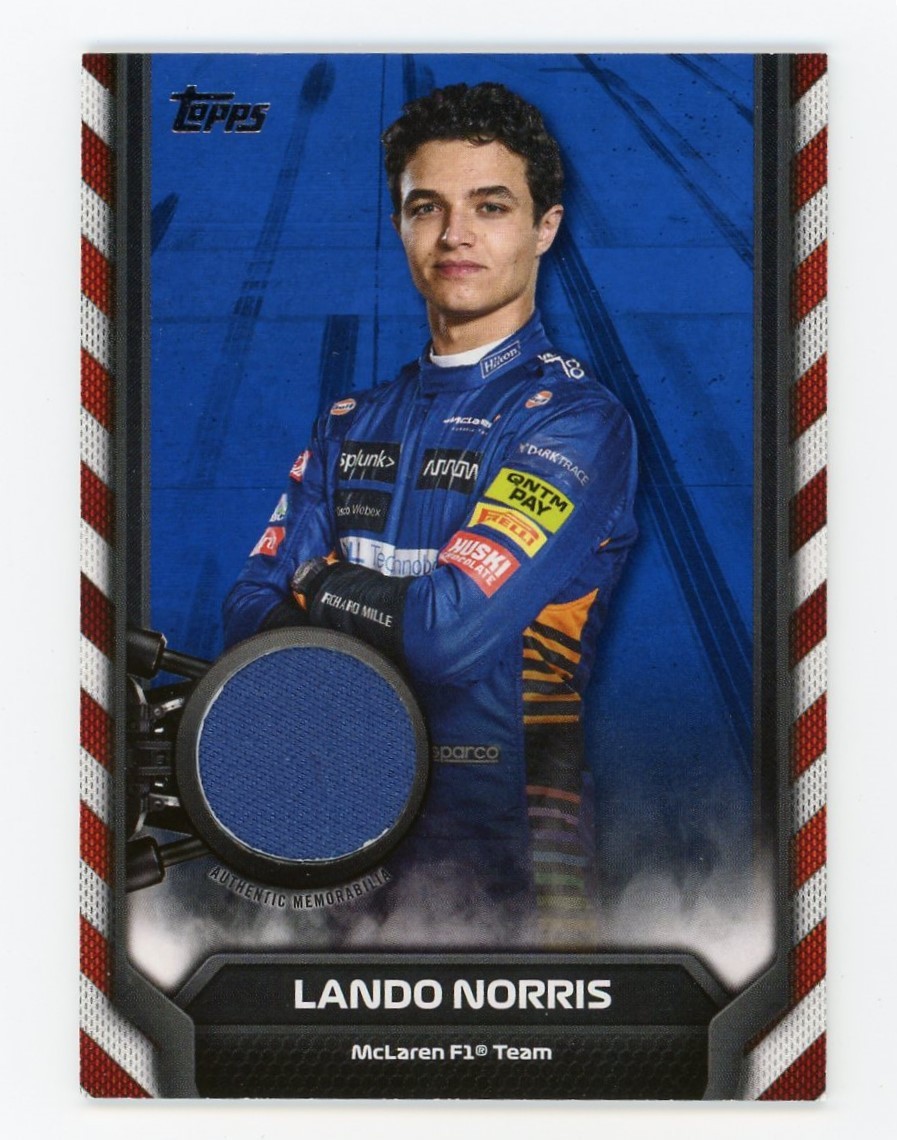 topps Ｆ１レリックカード　ランドノリス9９シリ 2021 Topps Formula 1 F1 Relics Blue /99 Lando Norris #F1R-LN | eBay