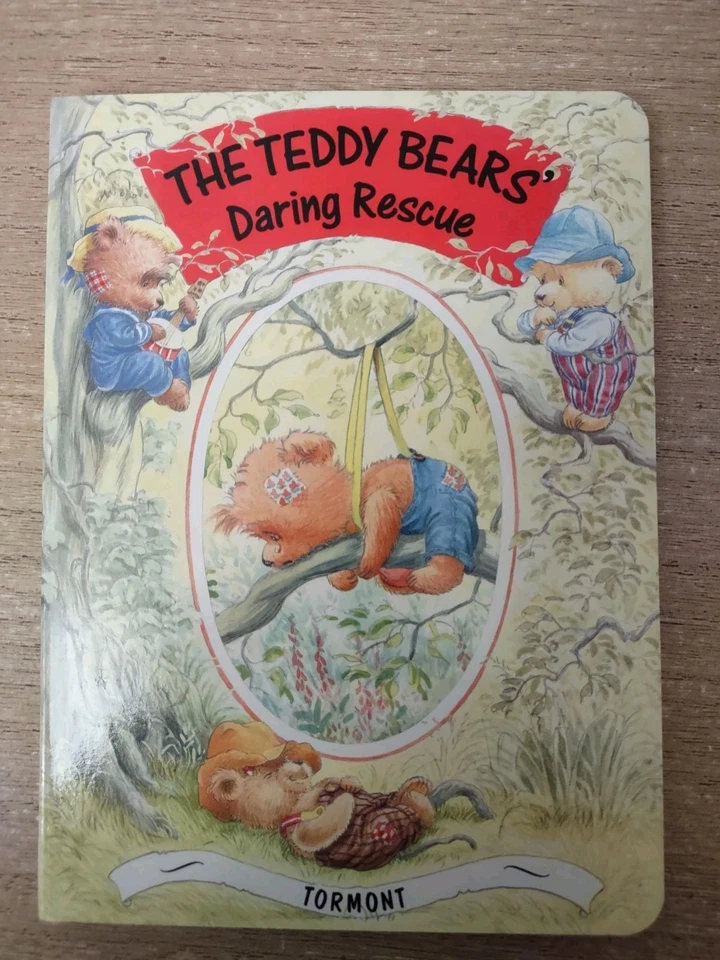 Vintage Teddy Bears' Adventures 1992 book set 4 with original book case READ - Image 4 of 4